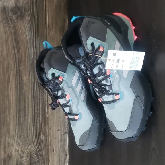 New Adidas Terrex AX4 Mid Gortex Gray Ankle Hiking Boots