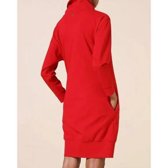 NEW AIRFIELD riva dress in red