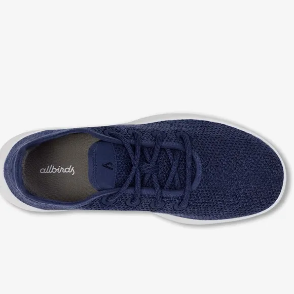 NEW ALLBIRDS TREE RUNNERS Men’s Size 14 Marine Blue SHOES SNEAKERS LACEUP