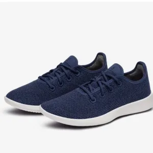 NEW ALLBIRDS TREE RUNNERS Men’s Size 14 Marine Blue SHOES SNEAKERS LACEUP