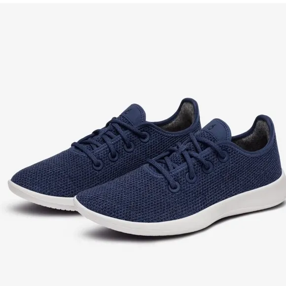 NEW ALLBIRDS TREE RUNNERS Men’s Size 14 Marine Blue SHOES SNEAKERS LACEUP