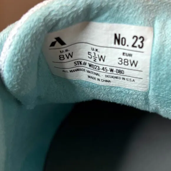 NEW Anodyne Women's Sport Runner Athletic Shoes Sneakers US Size 8 8W Wide
