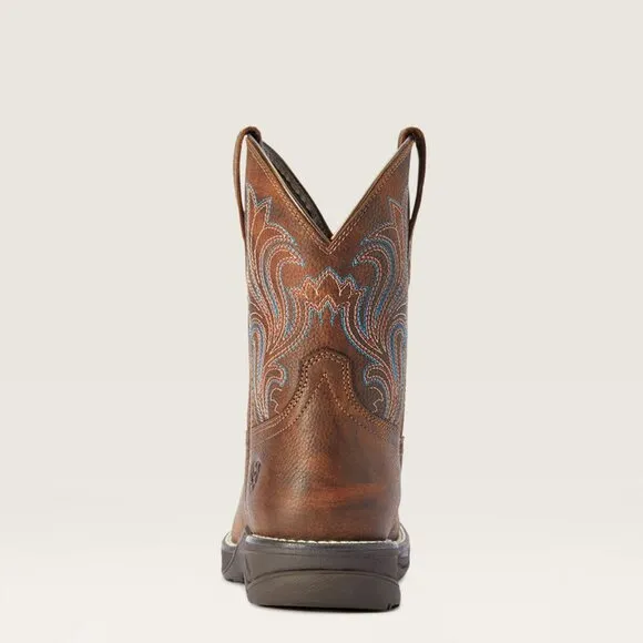 NEW ARIAT Leather Anthem Round Toe Shortie Western Boots copper for women 667tn