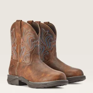 NEW ARIAT Leather Anthem Round Toe Shortie Western Boots copper for women 667tn