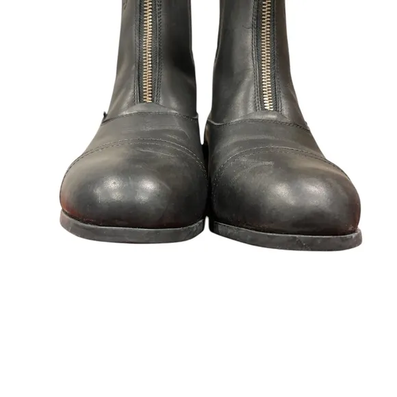 NEW Ariat Men’s Black Heritage III Zip Paddock Waterproof Boots 11