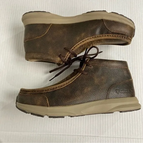 NEW Ariat‎ Spitfire Lace Up Soft Toe Work Boot Mens 9.5 EE Brody Brown 10036106