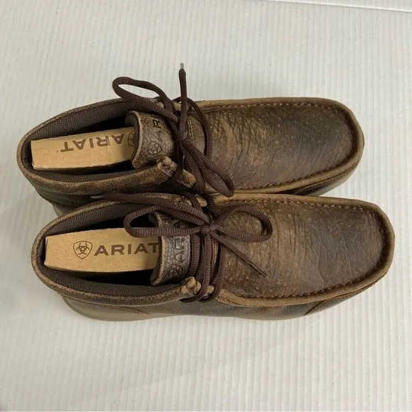 NEW Ariat‎ Spitfire Lace Up Soft Toe Work Boot Mens 9.5 EE Brody Brown 10036106
