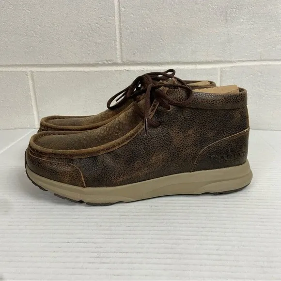 NEW Ariat‎ Spitfire Lace Up Soft Toe Work Boot Mens 9.5 EE Brody Brown 10036106