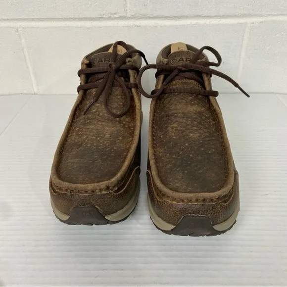 NEW Ariat‎ Spitfire Lace Up Soft Toe Work Boot Mens 9.5 EE Brody Brown 10036106