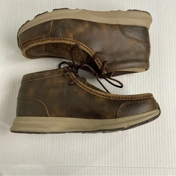 NEW Ariat‎ Spitfire Lace Up Soft Toe Work Boot Mens 9.5 EE Brody Brown 10036106