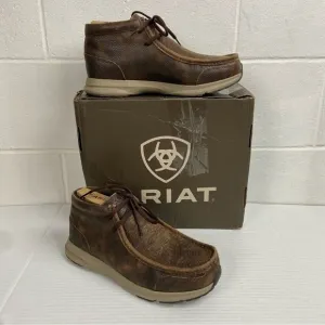 NEW Ariat‎ Spitfire Lace Up Soft Toe Work Boot Mens 9.5 EE Brody Brown 10036106
