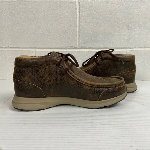 NEW Ariat‎ Spitfire Lace Up Soft Toe Work Boot Mens 9.5 EE Brody Brown 10036106