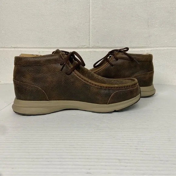 NEW Ariat‎ Spitfire Lace Up Soft Toe Work Boot Mens 9.5 EE Brody Brown 10036106