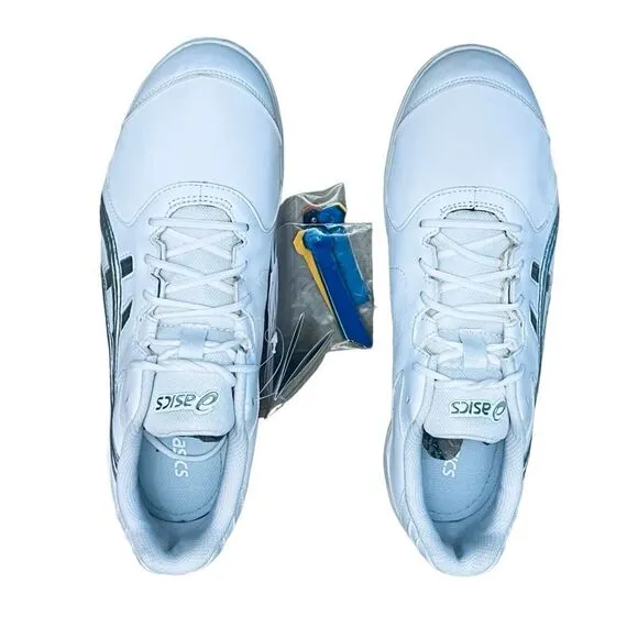 NEW Asics Women’s Cheer 7 Sport Lace Up Tennis Shoes White Silver