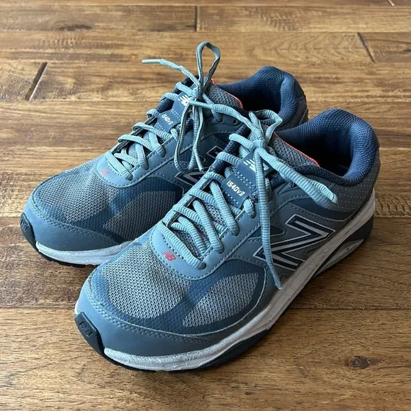 New Balance 1540v3 Running Shoes Comfort Walking Sneakers Gray Blue Size 8