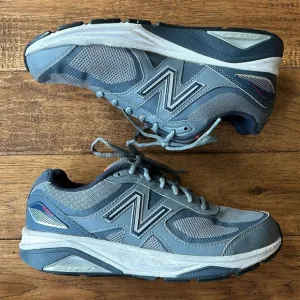 New Balance 1540v3 Running Shoes Comfort Walking Sneakers Gray Blue Size 8