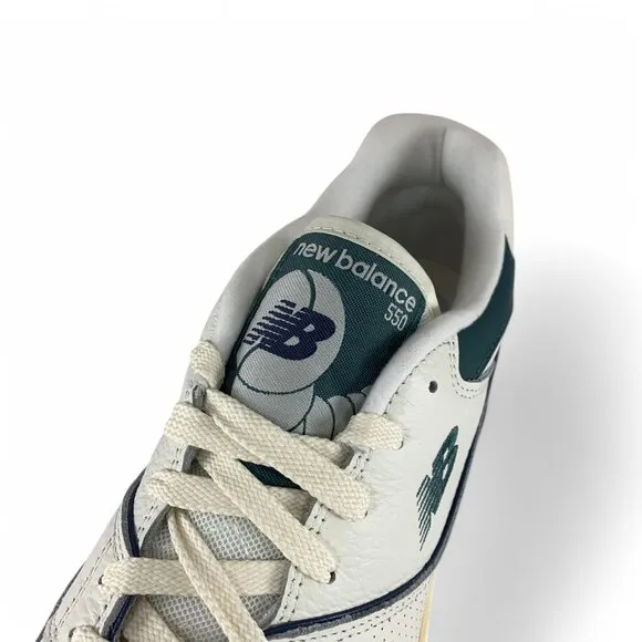 New Balance 550 Mini Logo Pack White Green Men's Shoes Sneakers BB550PTB