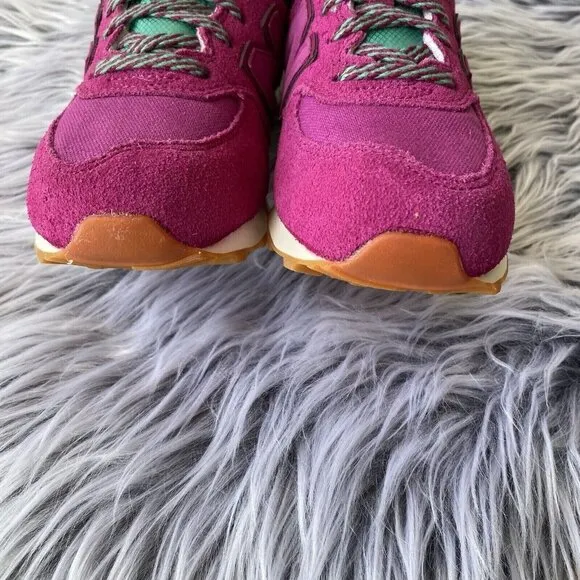 New Balance™ 574 Lace-Up Suede Running Shoes Kids 3 1/2 M Magenta New(KL574NFG)