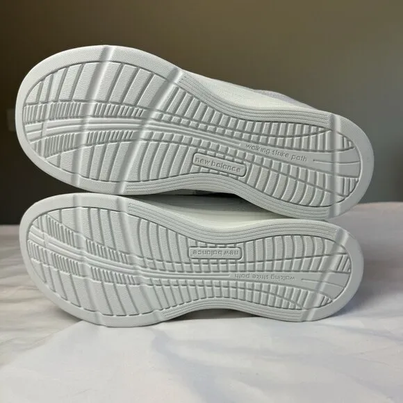 New Balance 577 Hook &amp; Loop Walking Shoes Mens White Everyday Casual Sneakers 10