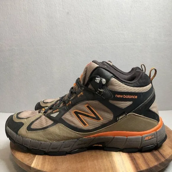 New Balance 703‎ MO703HCB Men Brown/Orange Rev Lite Mid Top Hiking Boots Sz 13D