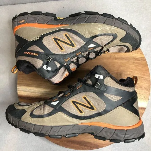 New Balance 703‎ MO703HCB Men Brown/Orange Rev Lite Mid Top Hiking Boots Sz 13D