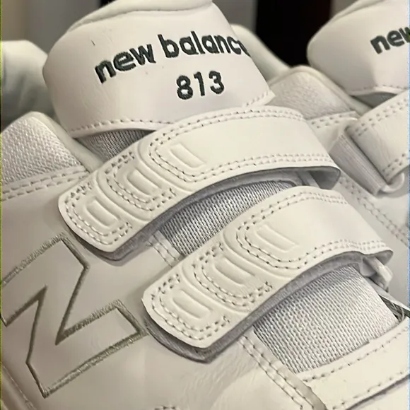 New Balance 813 Hook and Loop Walking Shoes Sneakers WW813HWT Mens Sz 13 4E Wide
