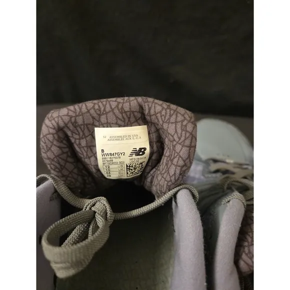 New Balance 847v2 Mens running shoes size 12 Grey NWOB
