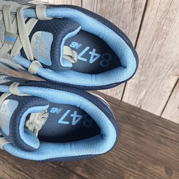 New Balance 847v4 Walking Shoes Women's Sz 8 B Light Aluminum Vintage Indigo