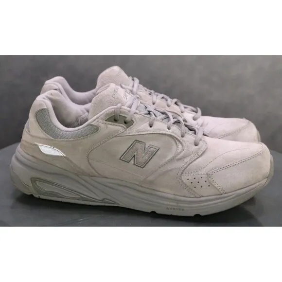 New Balance 927 Men's Comfort Walking Shoes Size 12.5 (2E) Wide Suede Gray