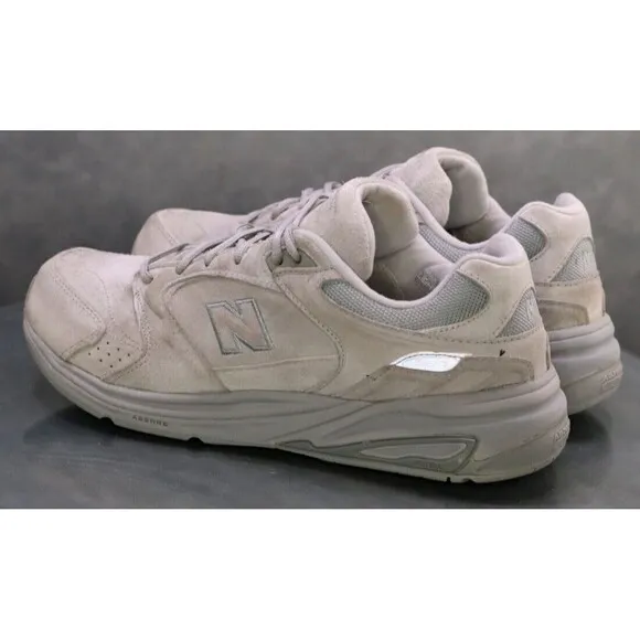 New Balance 927 Men's Comfort Walking Shoes Size 12.5 (2E) Wide Suede Gray
