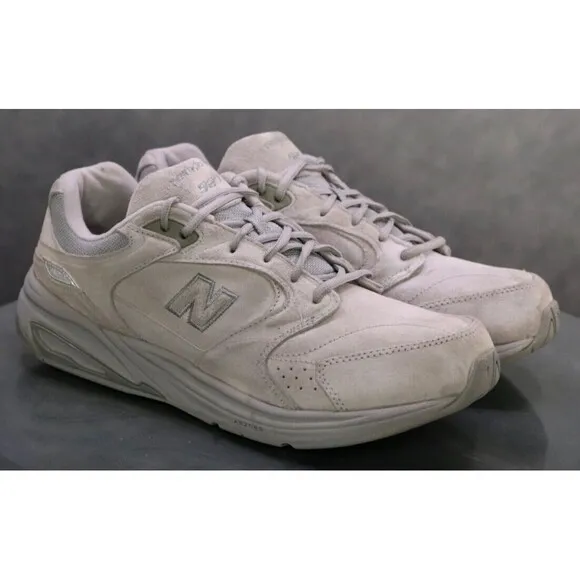 New Balance 927 Men's Comfort Walking Shoes Size 12.5 (2E) Wide Suede Gray