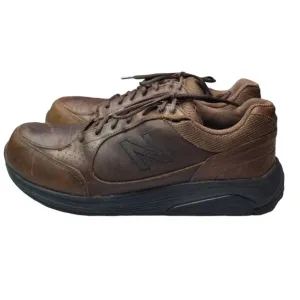 New Balance 928 brown leather walking shoes