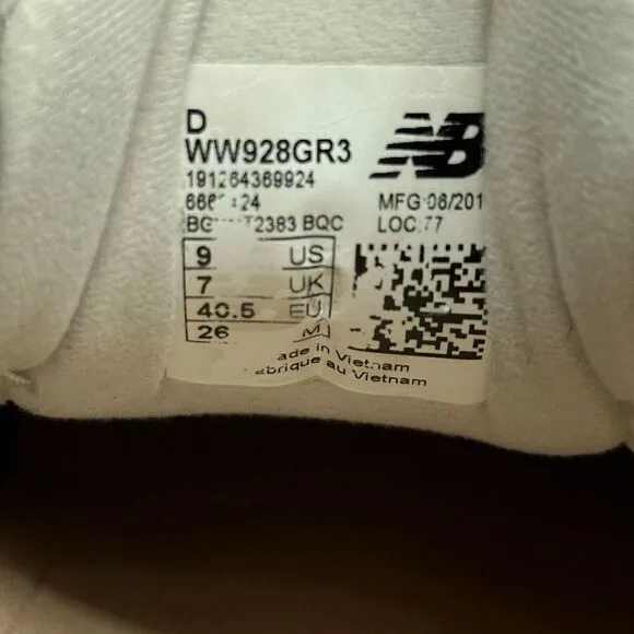 New Balance 928 V3 Women’s Size 9 Tan Walking Casual Shoes Sneakers WW928GR3