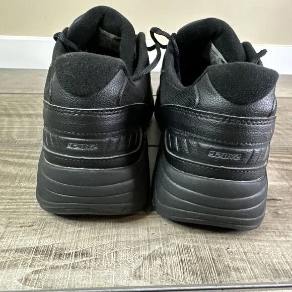 New Balance 928v2 Mens Size 12 2E Shoes Black Leather Walking Athletic MW928BK2