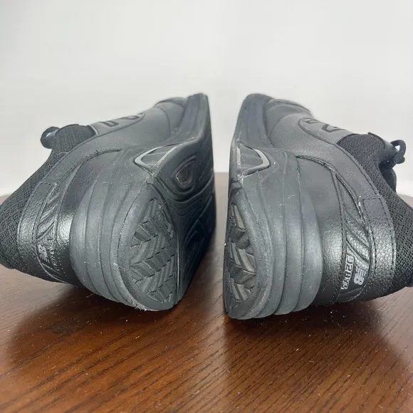 New Balance 928v3‎ Shoes Men's 7 2E Wide Black Leather Rollbar Walking Sneakers