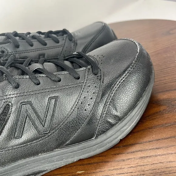 New Balance 928v3‎ Shoes Men's 7 2E Wide Black Leather Rollbar Walking Sneakers