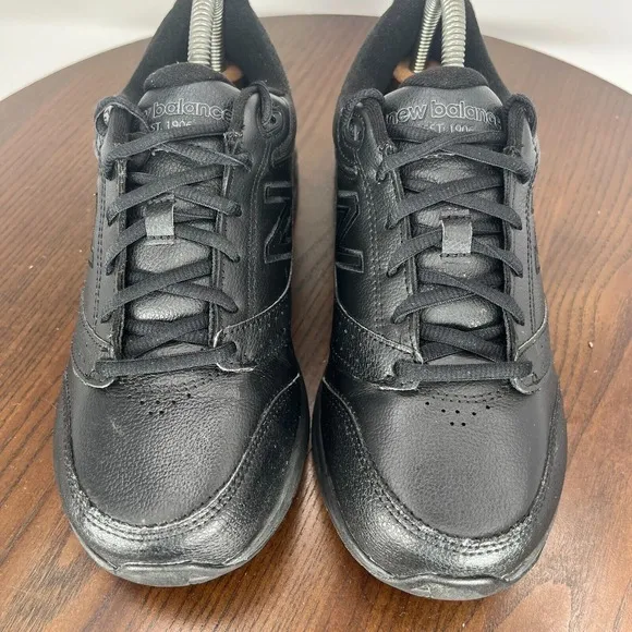 New Balance 928v3‎ Shoes Men's 7 2E Wide Black Leather Rollbar Walking Sneakers