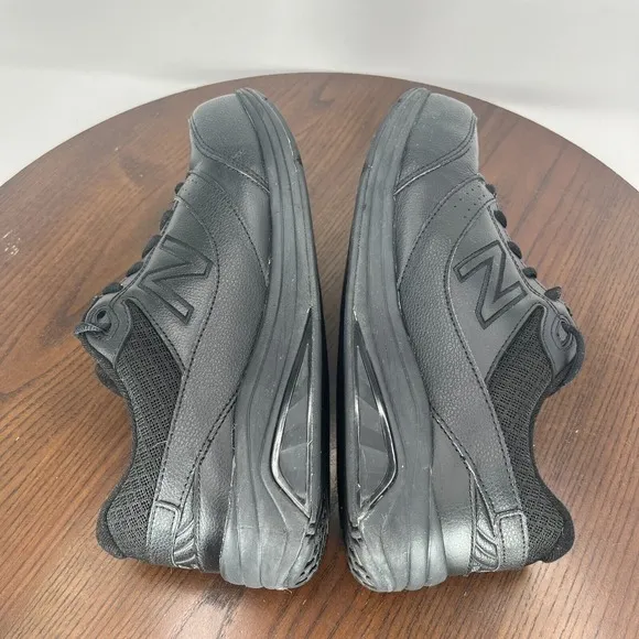 New Balance 928v3‎ Shoes Men's 7 2E Wide Black Leather Rollbar Walking Sneakers