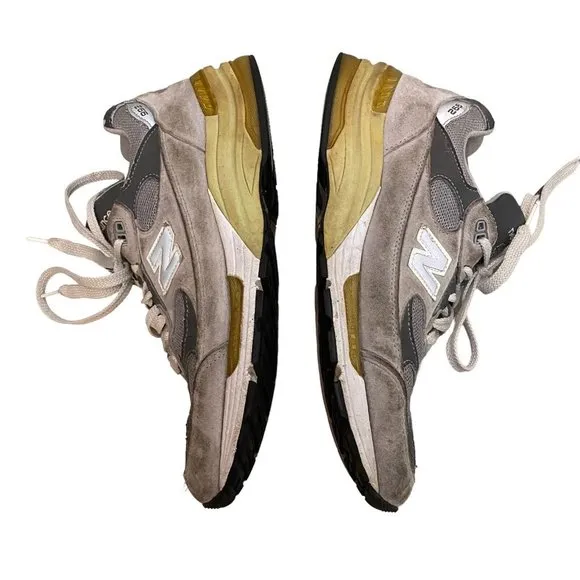 New Balance 992 Suede‎ Men Running Walking Shoes Sneakers Gray M992GL Sz 11 D