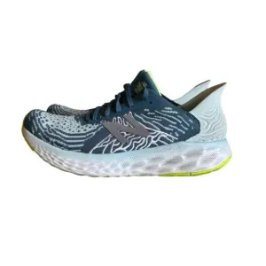 New Balance Fresh Foam 1080v10 Womens Blue Running Shoes Teal/Lime Green Sz 10​​