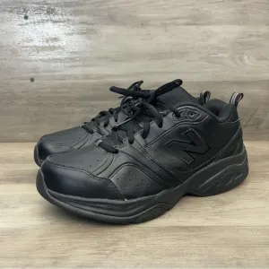 New Balance Mens 9 Black Lace Up Cross Trainer Sneakers Comfort Tennis Shoes