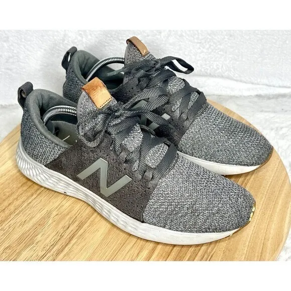 New Balance Mens Fresh Foam Sport V1 MSPTLG1 Gray Running Shoes Sneaker Sz 9.5 D