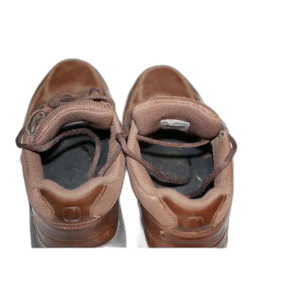 New Balance Mens Walking Shoes Brown Leather Size 8.5