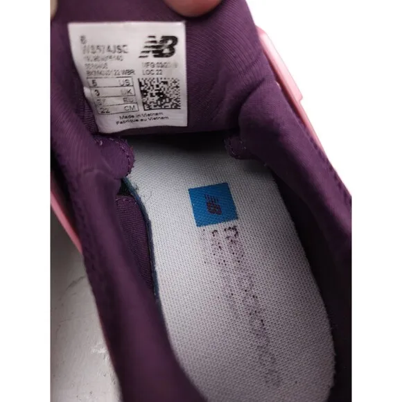 New Balance Women's 574 Sport 2.0 WS574JSE Size 5 Running Shoes Sneakers