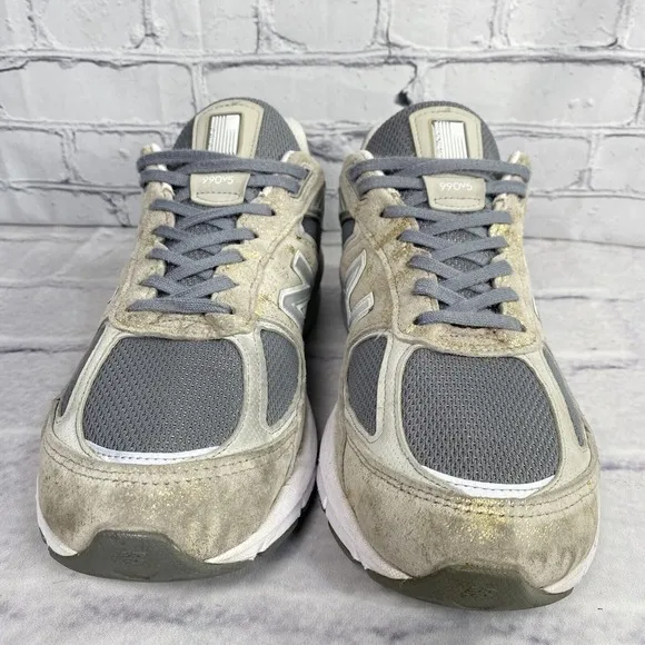 New Balance Women's 990v5 Size‎ 13 Made In USA Moonbeam Silver W990MB5 RARE