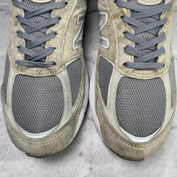 New Balance Women's 990v5 Size‎ 13 Made In USA Moonbeam Silver W990MB5 RARE
