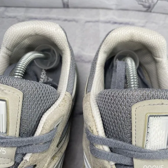 New Balance Women's 990v5 Size‎ 13 Made In USA Moonbeam Silver W990MB5 RARE
