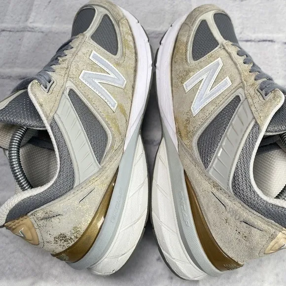 New Balance Women's 990v5 Size‎ 13 Made In USA Moonbeam Silver W990MB5 RARE