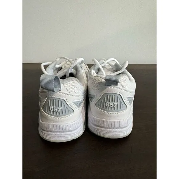 NEW BALANCE WX857V3 Training Shoes White Blue Women’s 6 Comfort 857 sneakers