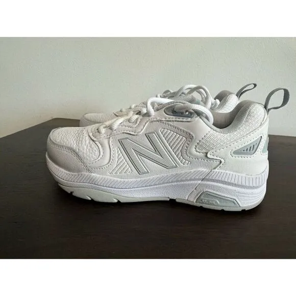 NEW BALANCE WX857V3 Training Shoes White Blue Women’s 6 Comfort 857 sneakers